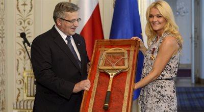 Wimbledon: prezydent Komorowski uhonorował tenisistów
