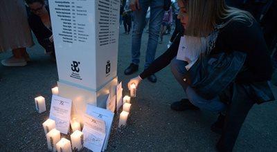 79. rocznica rzezi mieszkańców Woli. Uczestnicy "Marszu Pamięci" zapalili znicze w parku Powstańców Warszawy