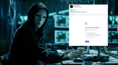 Hakerzy z Anonymous zablokowali stronę rosyjskiej FSB. Zamieścili krótki komunikat