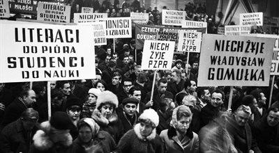 Marzec'68. Prof. Roszkowski: Walka o władzę w PZPR rozegrała się na plecach młodego pokolenia