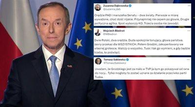 "Polityczna agitka, prezent dla PiS". Internauci ostro krytykują Tomasza Grodzkiego za treść orędzia