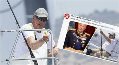 85- letni król wystartuje w mistrzostwach świata. Popłynie "kapitan Harald" nie "jego wysokość"