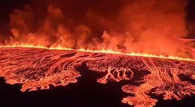 Kolejna erupcja wulkanu na Islandii. Lawa dotrze do morza? To grozi eksplozją