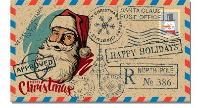 Świąteczna kartka pocztowa wciąż jest popularna