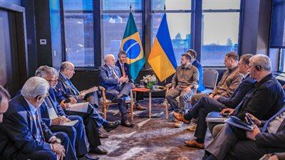 Spotkanie prezydentów Ukrainy i Brazylii. Rozmowa dotyczyła m.in. sposobów zakończenia wojny