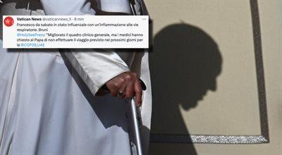 Wyjazd papieża do Dubaju został odwołany. "Franciszek przyjął z wielkim żalem prośbę lekarzy"