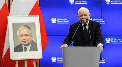 Prezes PiS podczas otwarcia sali Lecha Kaczyńskiego w MEiN: godził działalność naukową, polityczną i społeczną