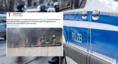 Eksplozja w wieżowcu w Niemczech. "Funkcjonariusze służb zostali ranni, snajperzy otoczyli budynek"