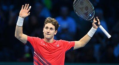 ATP Finals: Ruud rywalem Djokovica w finale. Norweg bez problemów ograł Rublowa