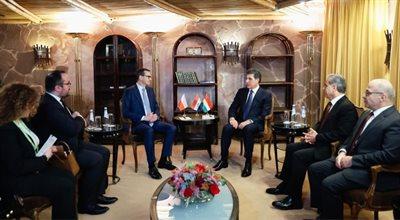 Spotkanie premiera Morawieckiego z prezydentem Kurdystanu. Wśród tematów wojna na Ukrainie i pomoc dla Turcji