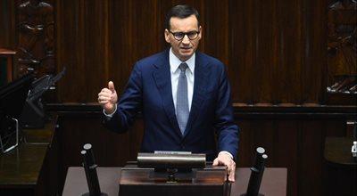W poniedziałek Mateusz Morawiecki wygłosi w Sejmie exposé i poprosi posłów o wotum zaufania