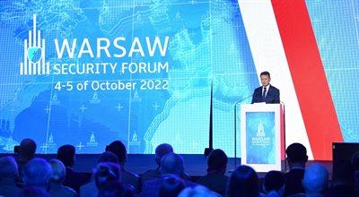 "Agresja na Ukrainę udowodniła imperialne ambicje Moskwy". Szef MON otworzył Warsaw Security Forum 