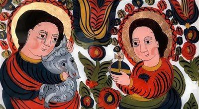 Sakralne malarstwo na szkle z Ukrainy