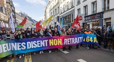 Francuzi protestują przeciwko podwyższeniu wieku emerytalnego