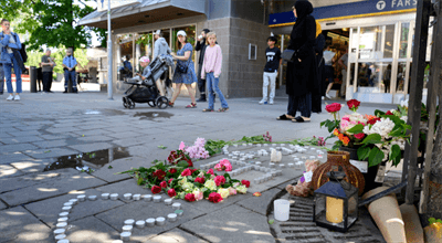Strzelanina w Sztokholmie. Mieszkańcy upamiętniają zabitego nastolatka