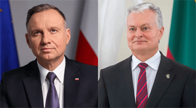 Bezpieczeństwo w regionie i wojna na Ukrainie. Rozmowa prezydentów Polski i Litwy