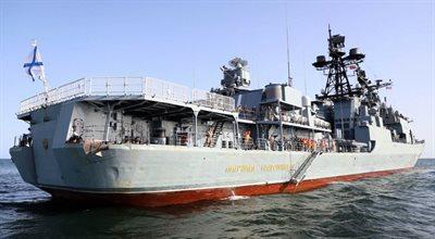 Na Morze Śródziemne wypłynął rosyjski niszczyciel rakietowy. Kreml mówi o ćwiczeniach