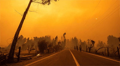 Trzęsienie ziemi i potężne pożary lasów w Chile. Są ofiary śmiertelne