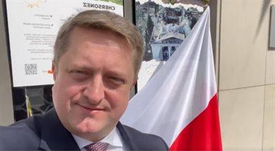 Ambasador Ukrainy: biało-czerwone to barwy męstwa i odwagi