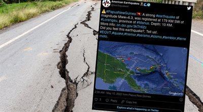 Trzęsienie ziemi w Papui Nowej Gwinei. Nie ma informacji o ofiarach