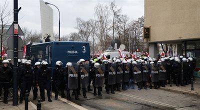 Warszawa. Protest rolników dobiegł końca. Policja opanowała sytuację