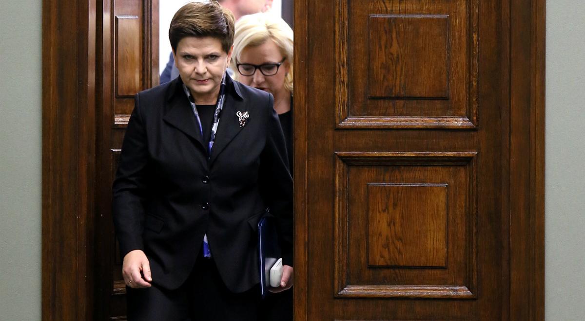 Premier Beata Szydło. Czas: start