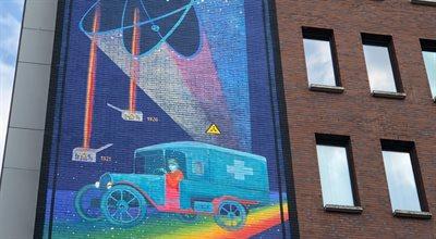 Wyjątkowy mural w centrum Brukseli. To hołd dla Marii Skłodowskiej-Curie